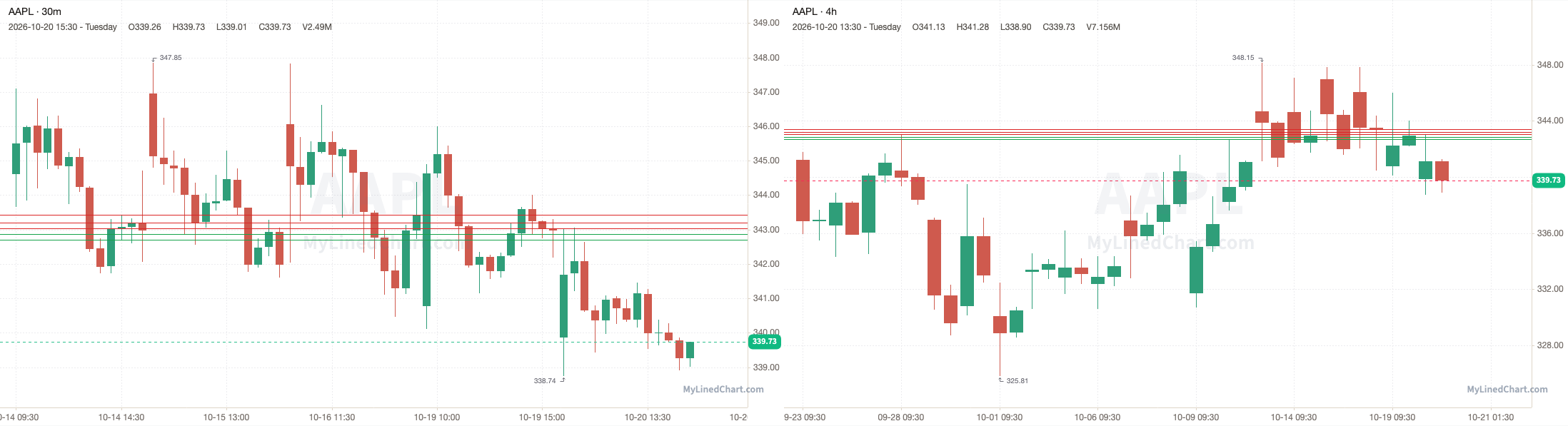 AAPL October 20th review chart